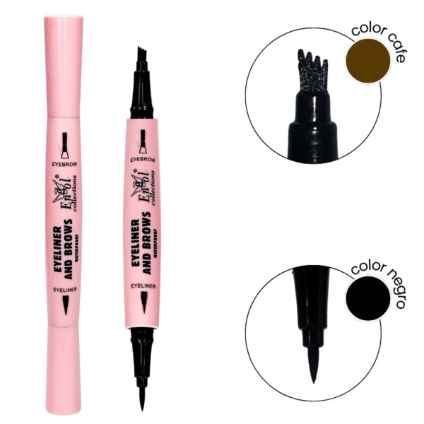 DELINEADOR DOBLE EYELINER AND BROWS ENGOL